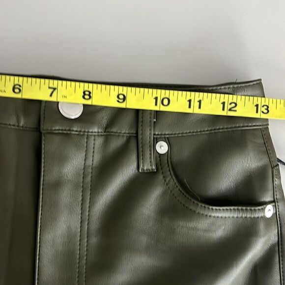 NWT Blank NYC The Franklin High Waist Faux Leather Wide Leg Pants in Sign Up - Picture 13 of 16